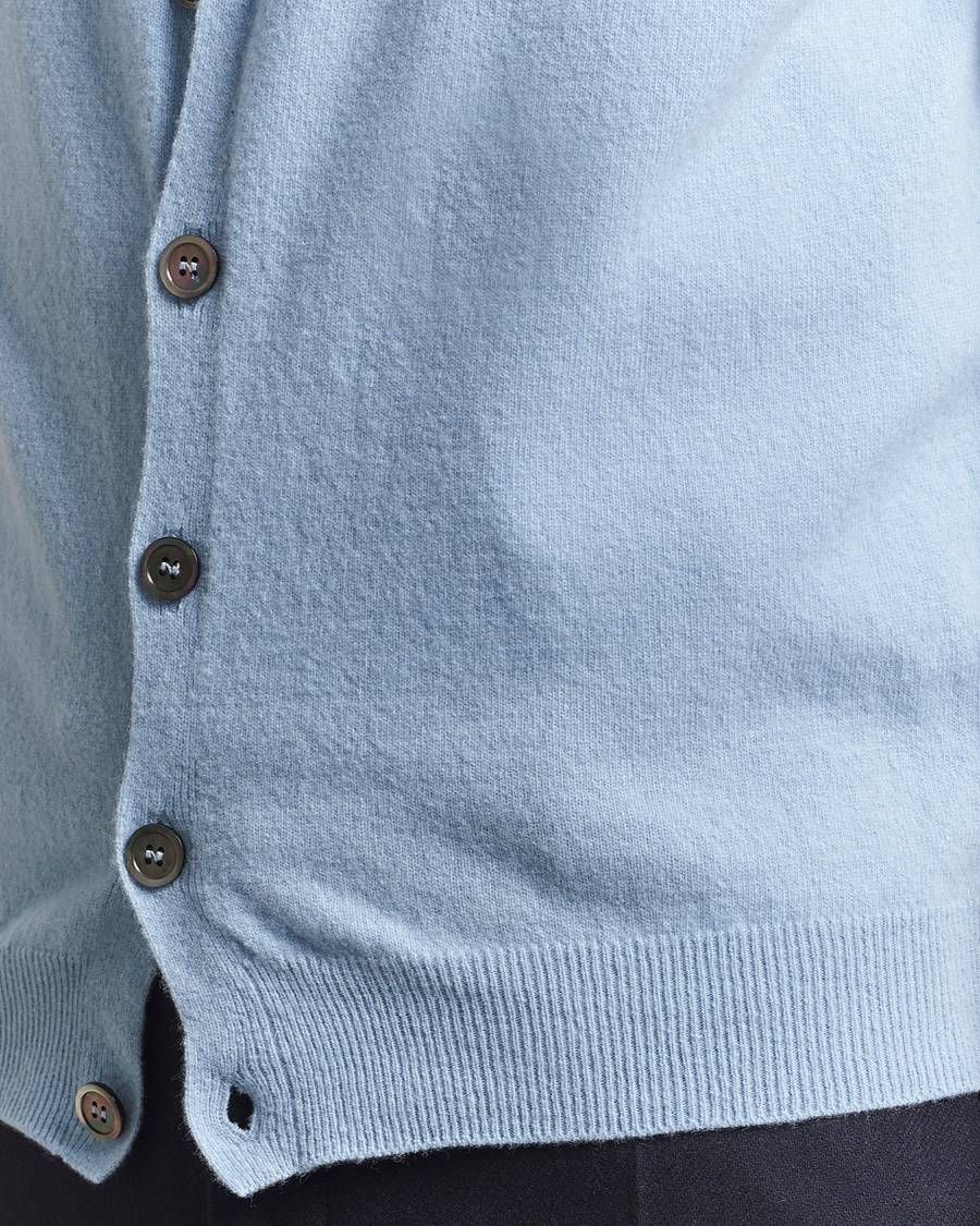 Herre | Trøjer | Oscar Jacobson | Guiseppe Buttoned Vest Light Blue