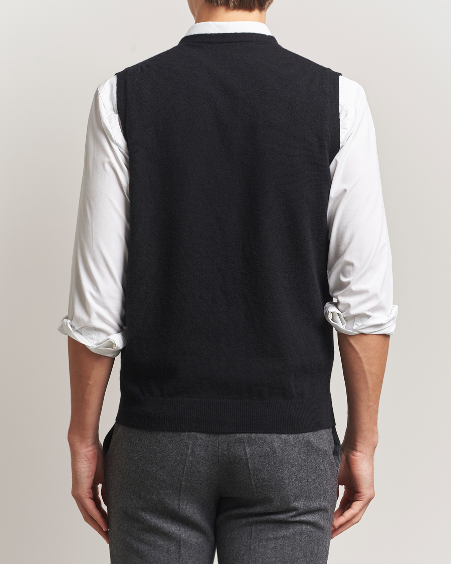 Herre | Trøjer | Oscar Jacobson | Guiseppe Buttoned Vest Black