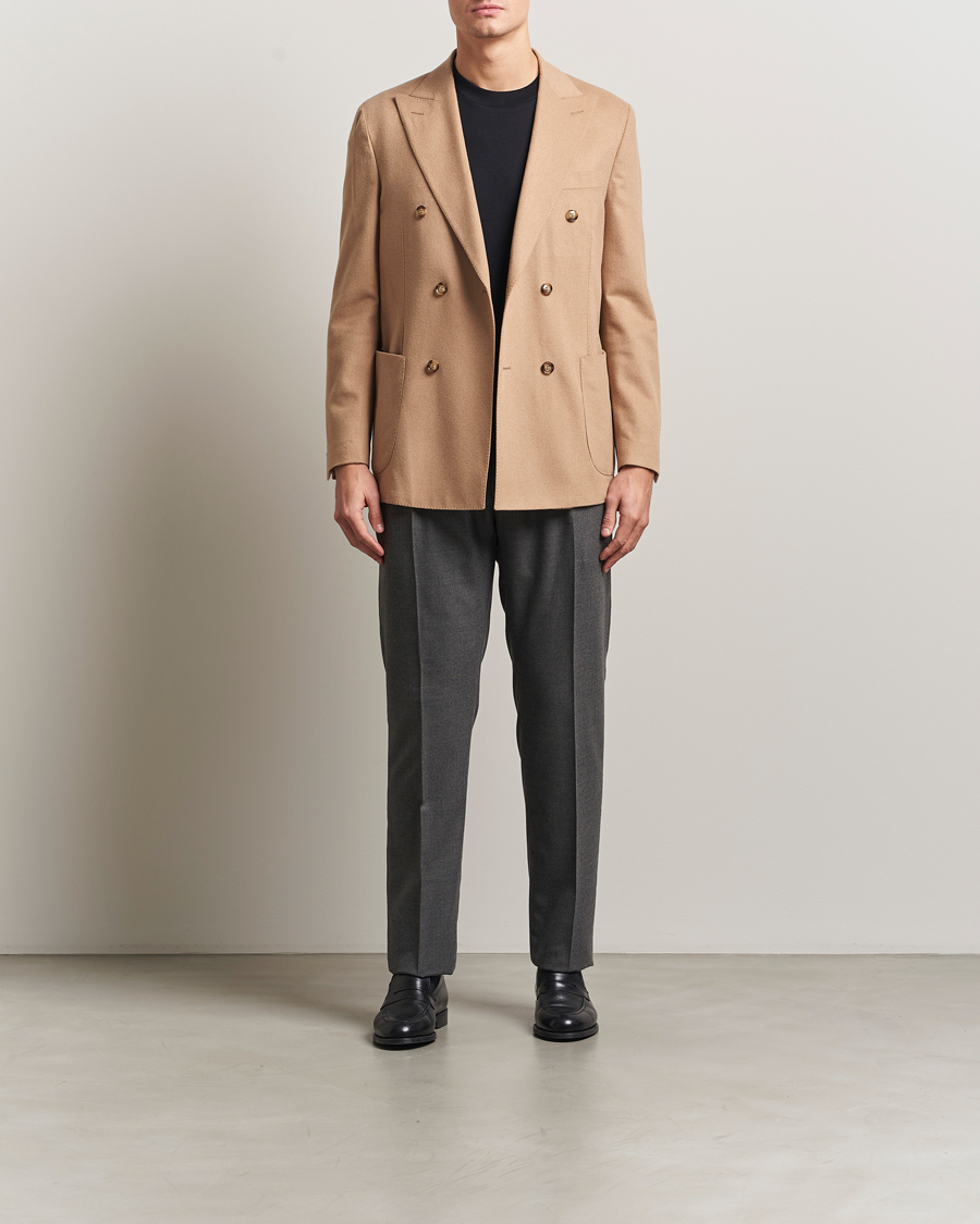 Herre | Blazere & jakker | Oscar Jacobson | Farris Baby Camel Loro Piana Blazer Beige