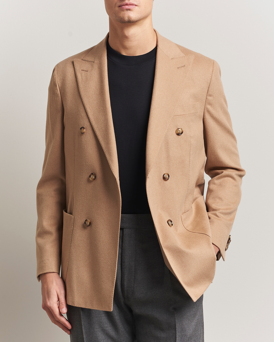 Herre | Blazere & jakker | Oscar Jacobson | Farris Baby Camel Loro Piana Blazer Beige