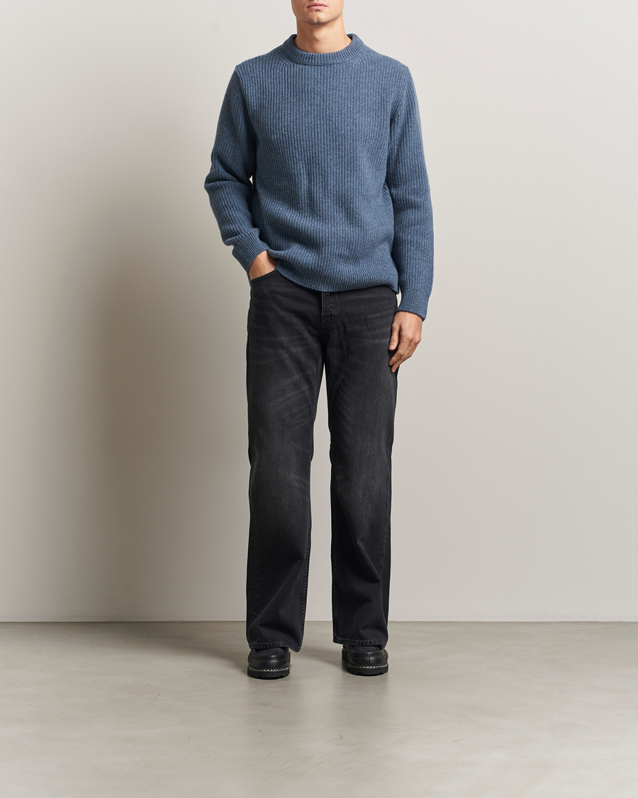 Herre | Jeans | Nudie Jeans | Flare Glenn Jeans Black Storm