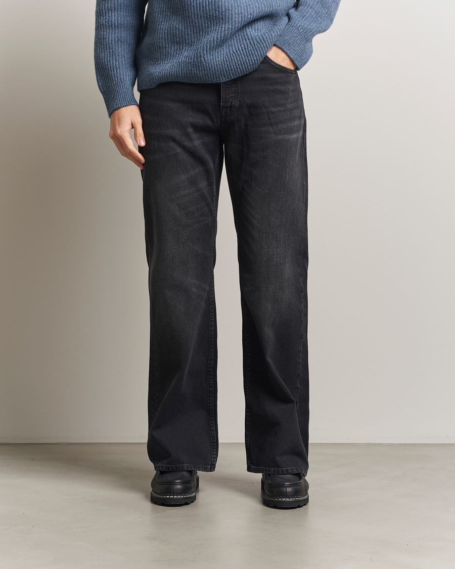 Herre | Jeans | Nudie Jeans | Flare Glenn Jeans Black Storm