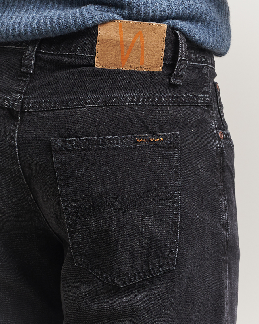 Herre | Jeans | Nudie Jeans | Flare Glenn Jeans Black Storm