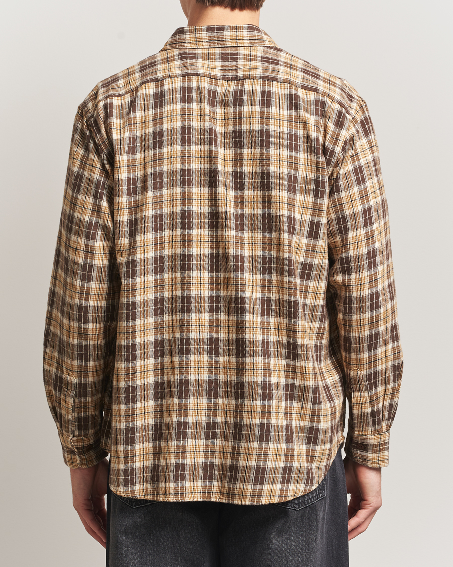 Herre | Skjorter | Nudie Jeans | Julian Checked Worker Shirt Brown