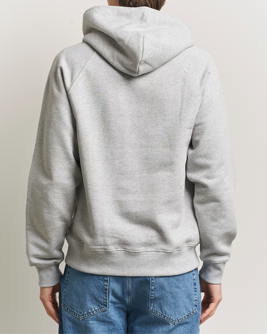 Herre | Trøjer | Nudie Jeans | Gunde Logo Hoodie Grey Melange