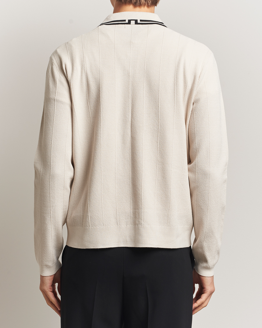 Herre | Trøjer | J.Lindeberg | Willem Structured Cardigan Moonbeam