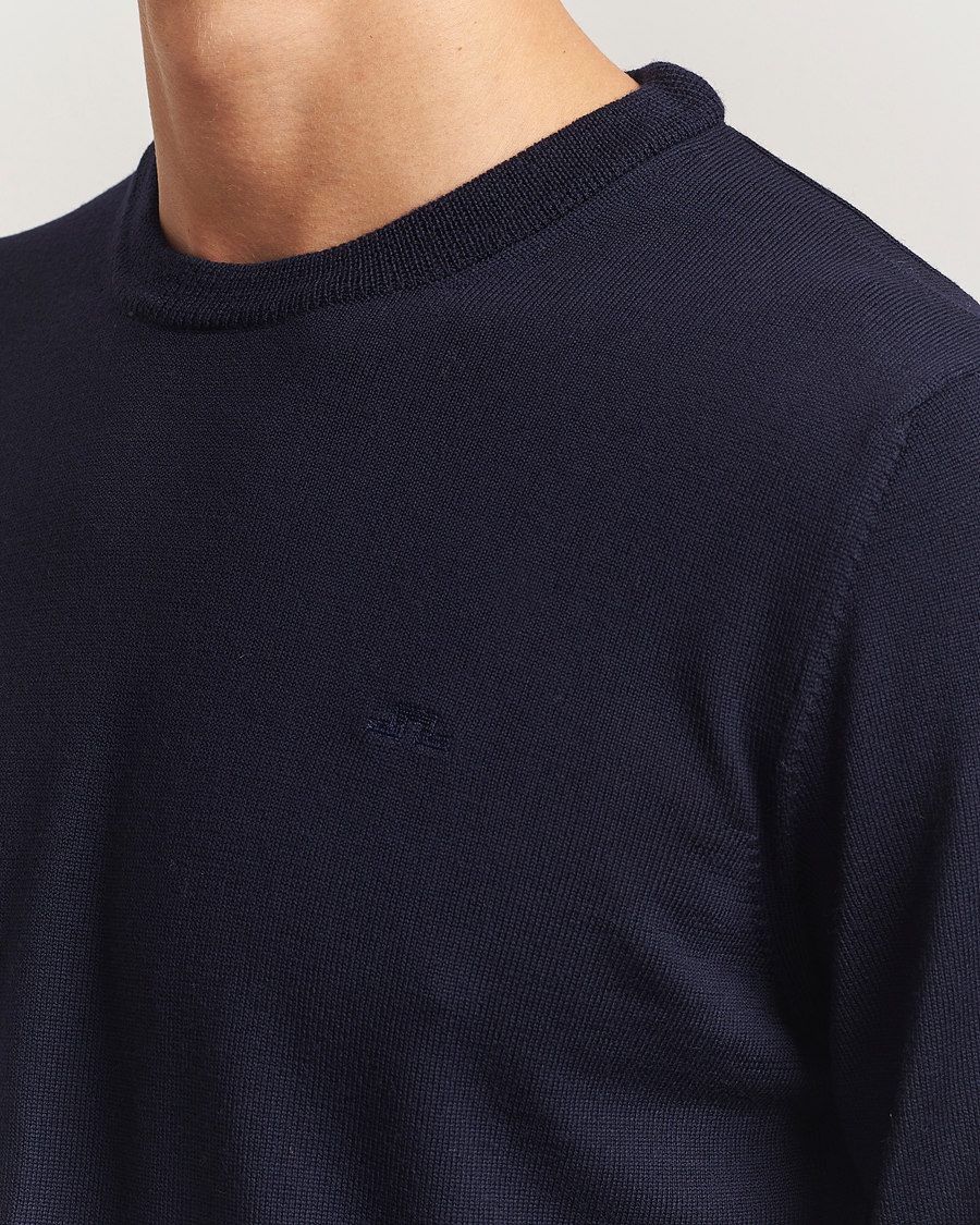 Herre | Trøjer | J.Lindeberg | Keane Merino Crew Neck Navy
