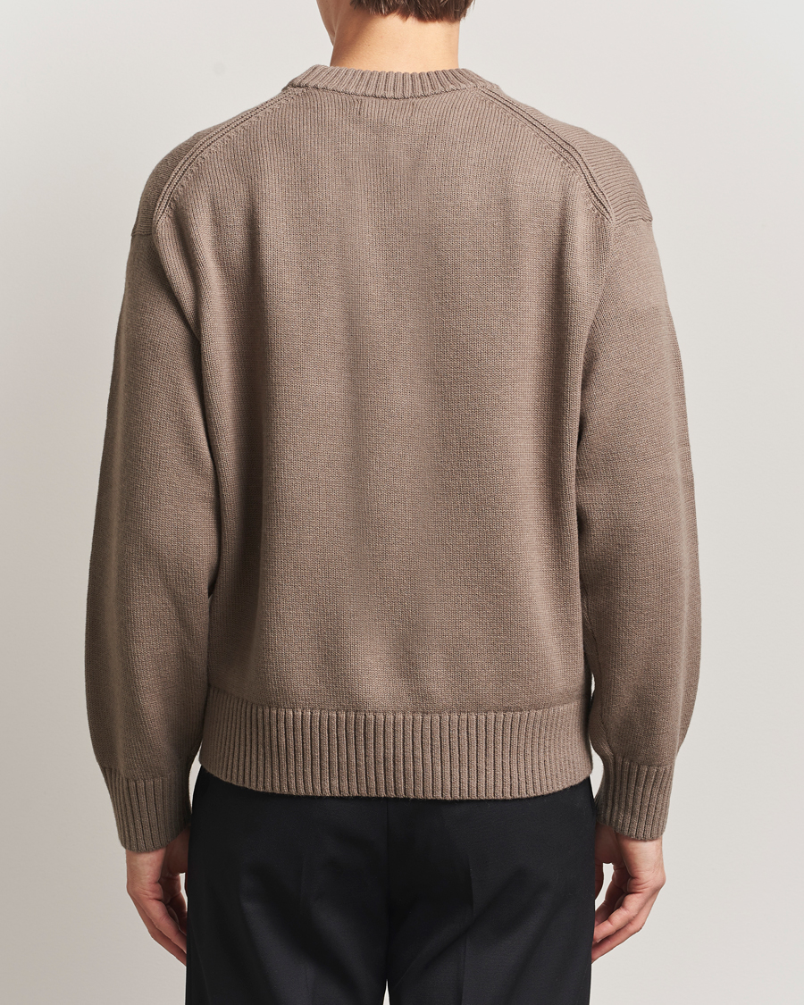 Herre | Trøjer | J.Lindeberg | Eddy Wool/Cotton Knitted Sweater Brindle