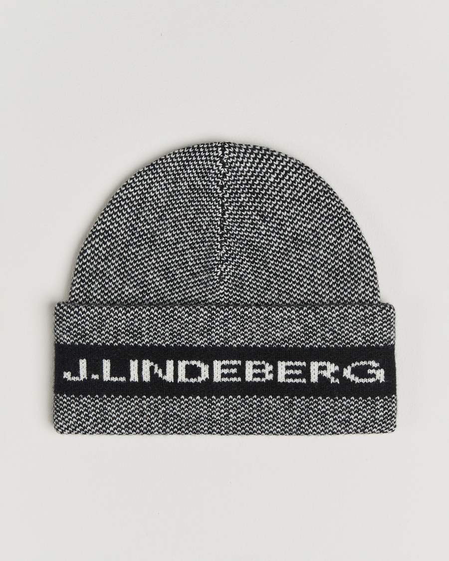 Herre | Huer | J.Lindeberg | Ernie Beanie Black Melange