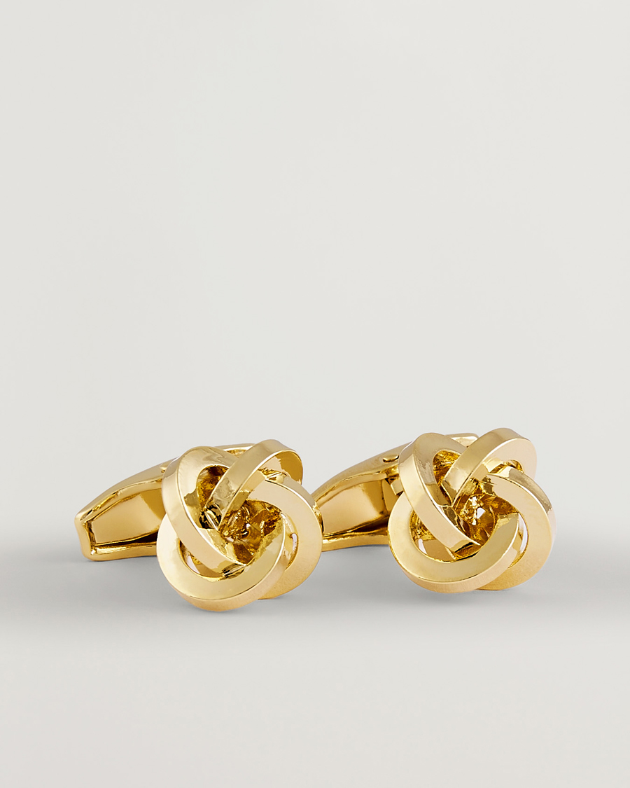 Herre | Manchetknapper | Amanda Christensen | Knot Cufflink Gold