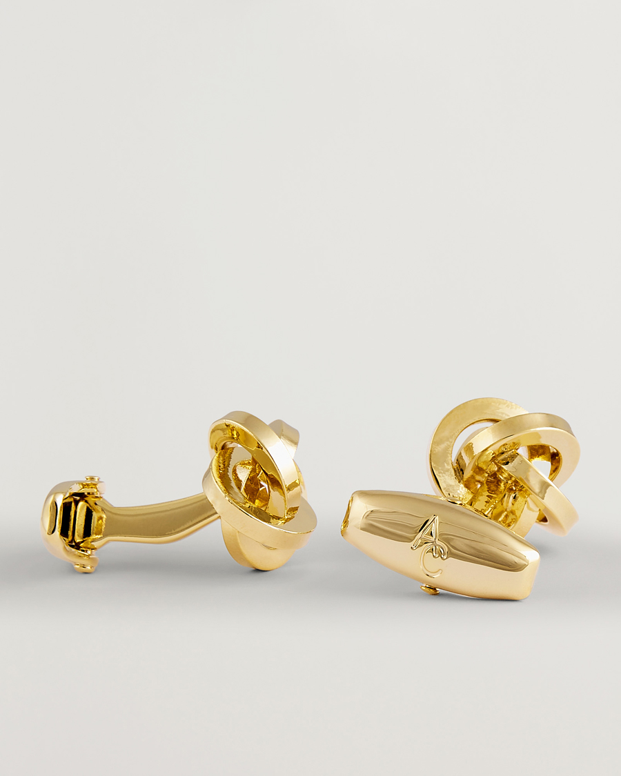 Herre | Manchetknapper | Amanda Christensen | Knot Cufflink Gold