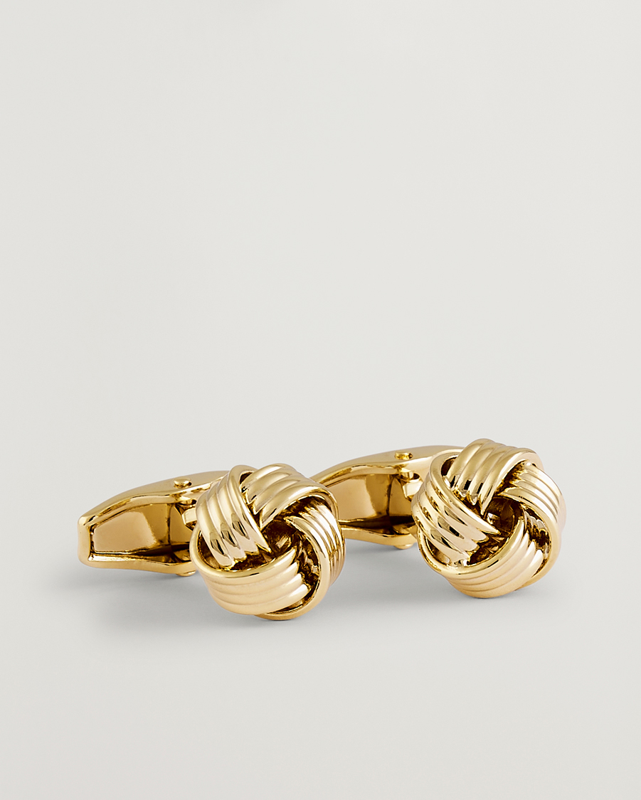 Herre | Manchetknapper | Amanda Christensen | Knot Cufflink Gold
