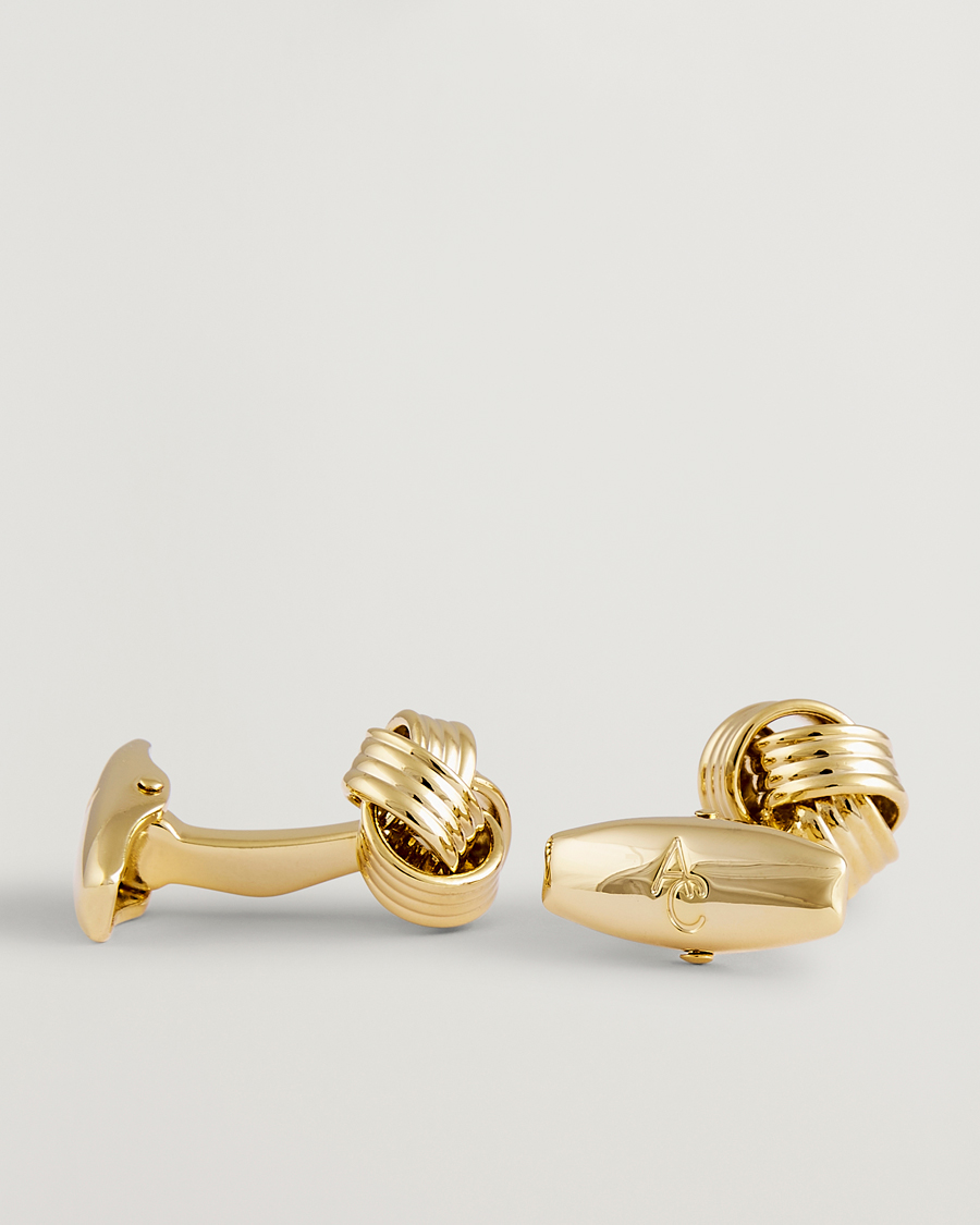 Herre | Manchetknapper | Amanda Christensen | Knot Cufflink Gold