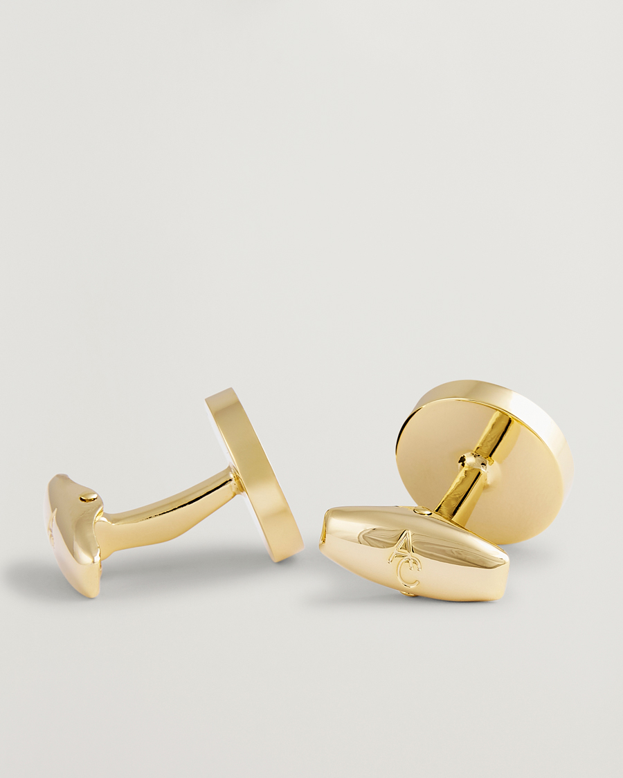 Herre | Manchetknapper | Amanda Christensen | Classic Cufflink Gold/Black