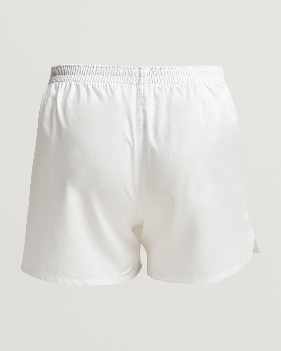 Herre | Undertøj | Falke | Cotton Woven Boxer Shorts White