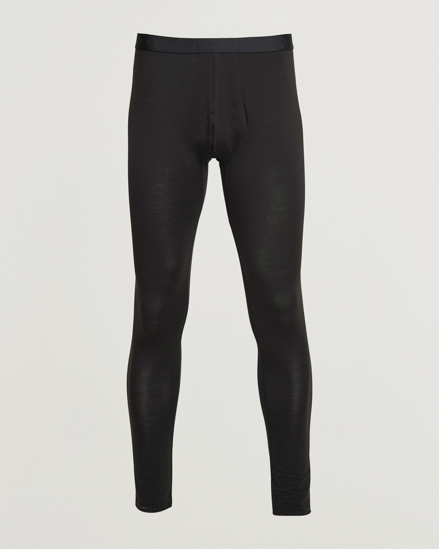 Herre | Undertøj | Falke | Clima Wool Long Tights Black