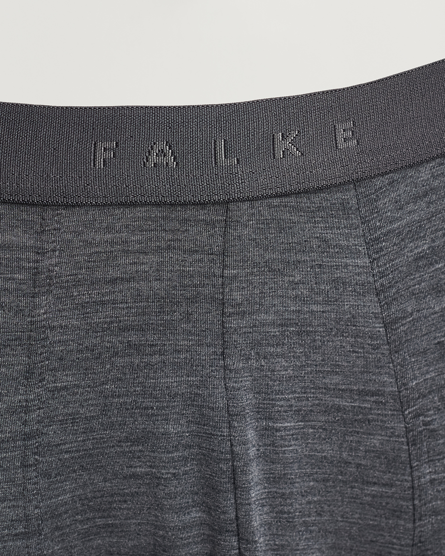 Herre | Undertøj | Falke | Clima Wool Long Tights Dark Grey Heather