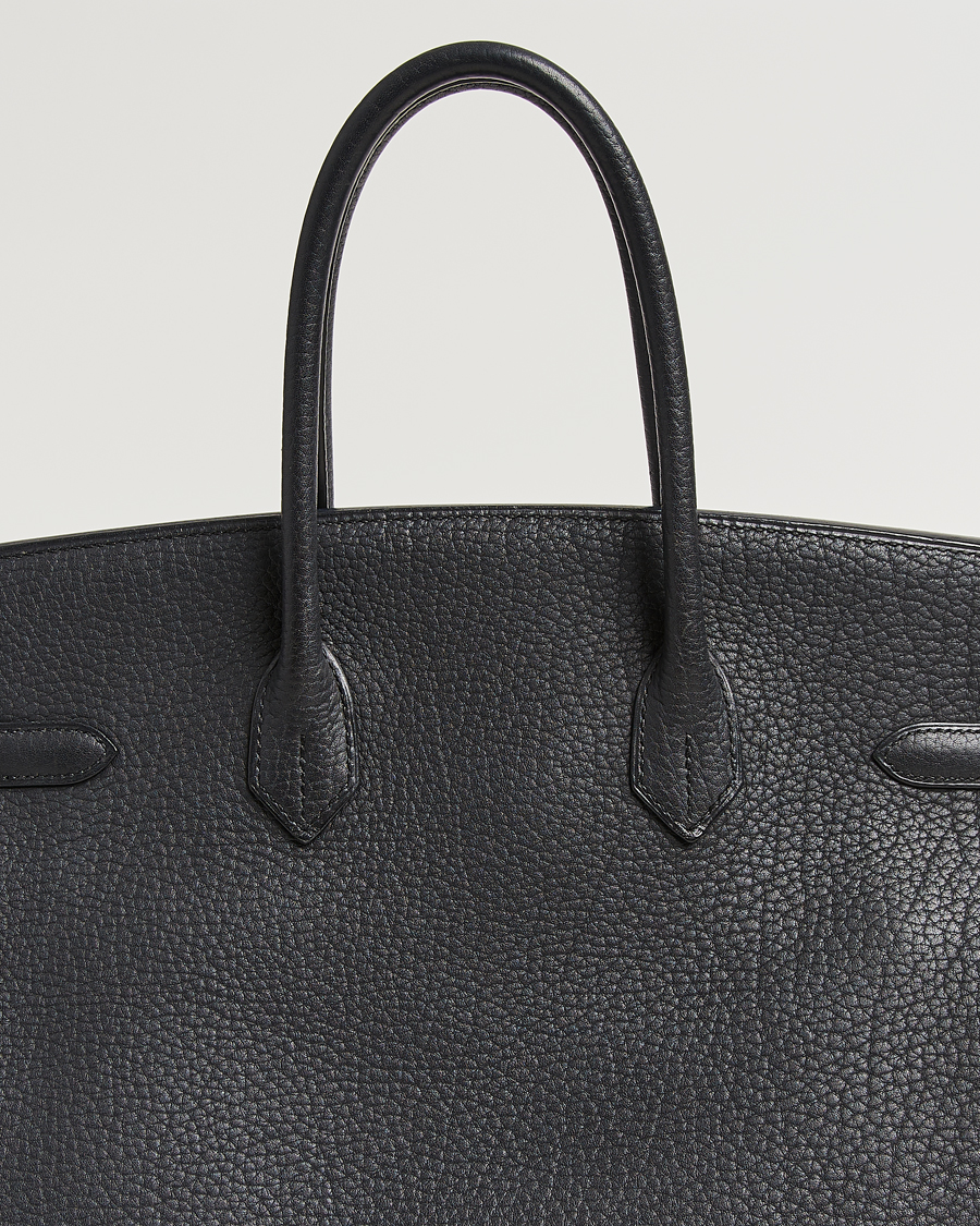 Herre | Pre-Owned & Vintage Bags | Hermès Pre-Owned | Birkin 35 Fjord Leather Black