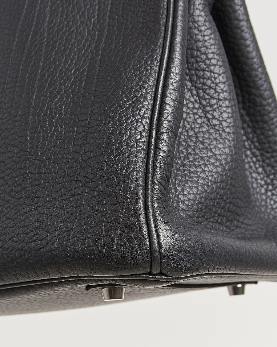 Herre | Pre-Owned & Vintage Bags | Hermès Pre-Owned | Birkin 35 Fjord Leather Black