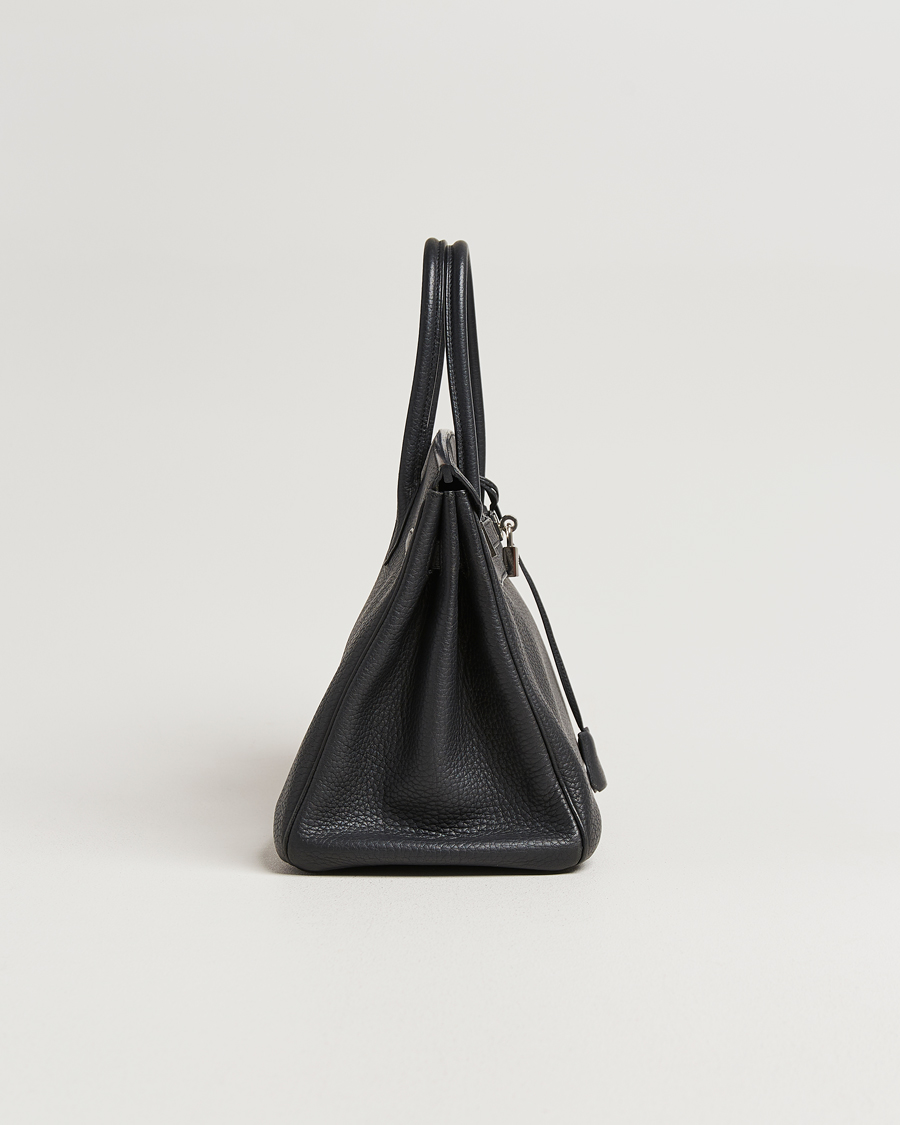 Herre | Pre-Owned & Vintage Bags | Hermès Pre-Owned | Birkin 35 Fjord Leather Black