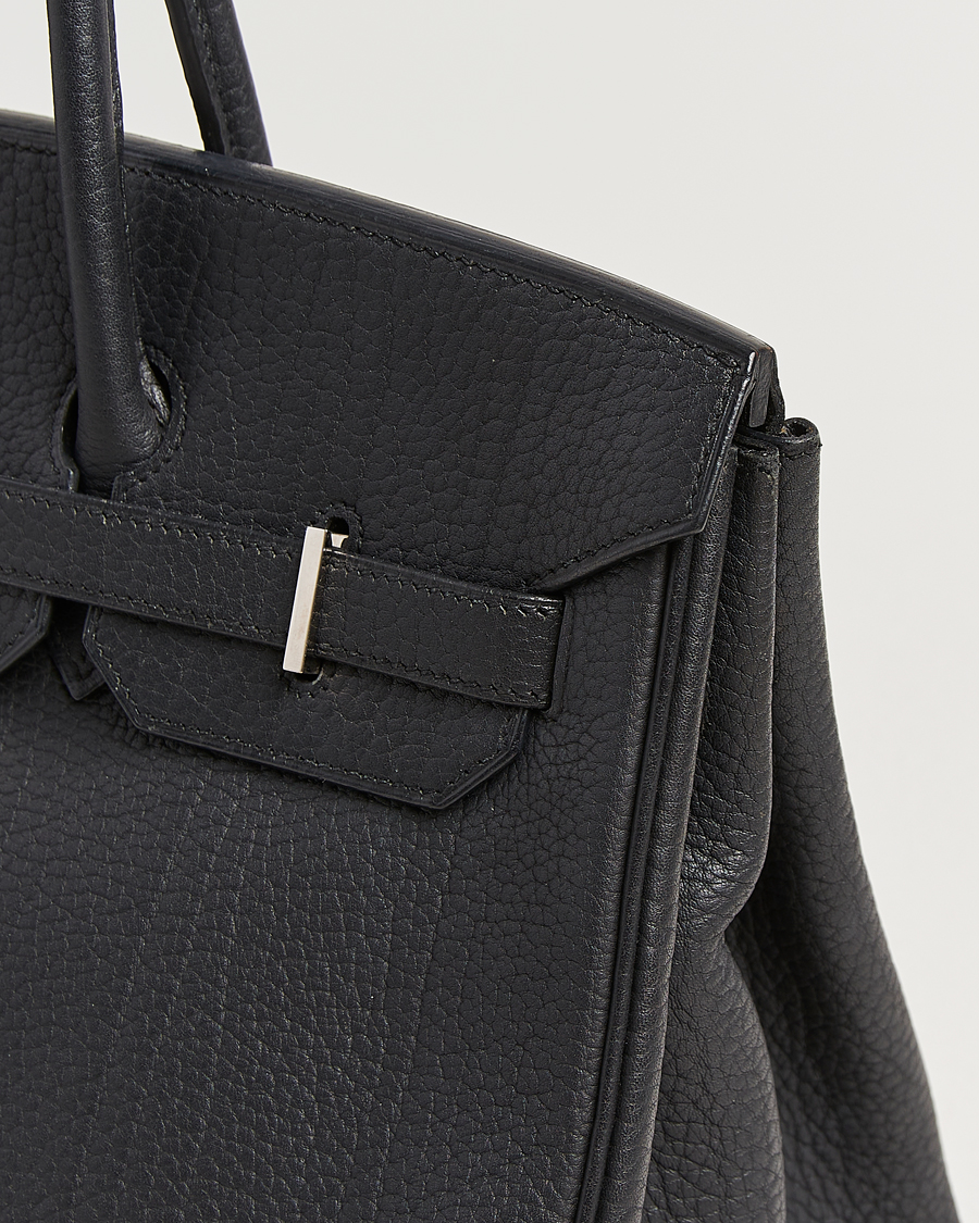 Herre | Pre-Owned & Vintage Bags | Hermès Pre-Owned | Birkin 35 Fjord Leather Black