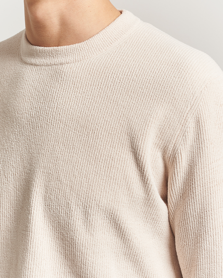 Herre | Trøjer | NN07 | Danny Rib Knitted Crew Neck Ivory