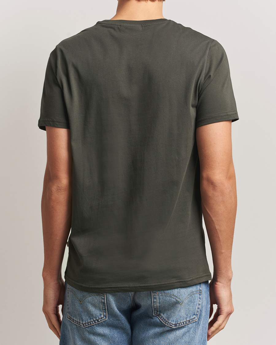 Herre | T-Shirts | NN07 | Percy Crew Neck T-Shirt Dark Army