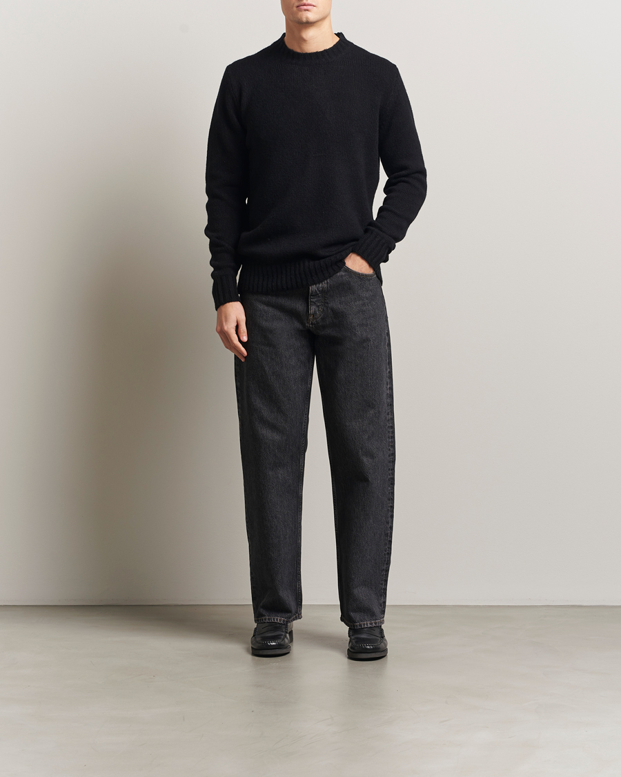 Herre | Trøjer | NN07 | Lee Wool Knitted Sweater Black