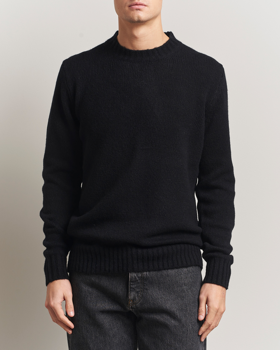Herre | Trøjer | NN07 | Lee Wool Knitted Sweater Black