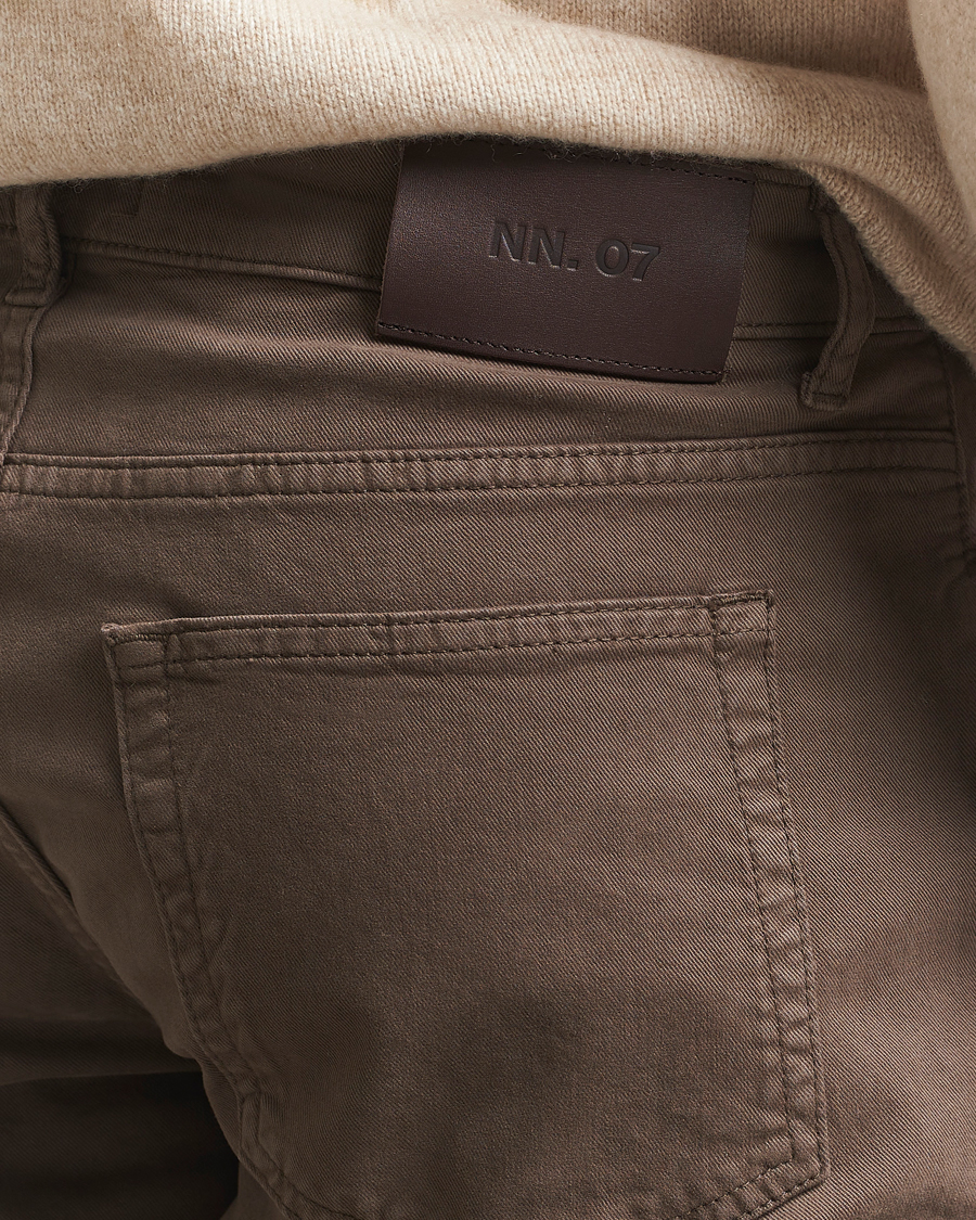 Herre | Bukser | NN07 | Tony 5-Pocket Pants Mable Husk
