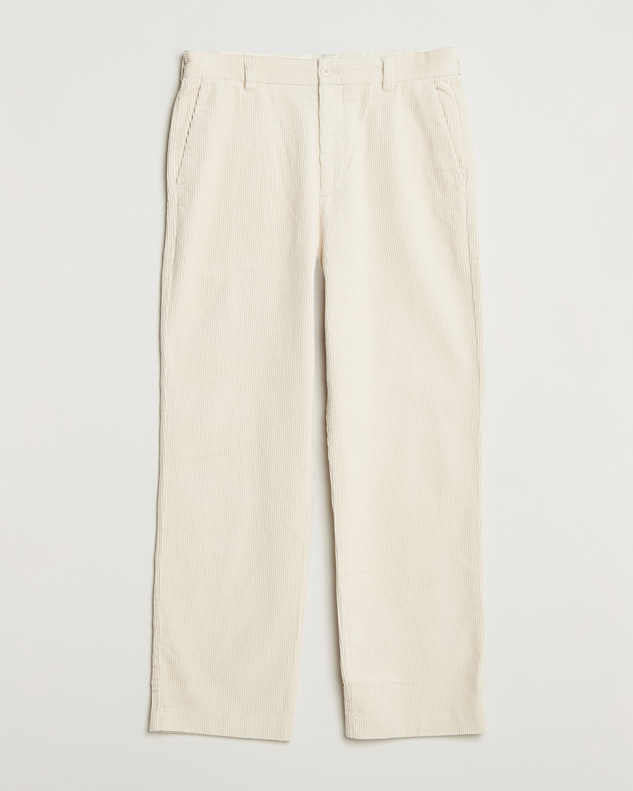 Herre | Bukser | NN07 | Paw Relaxed Fit Corduroy Trousers Ivory