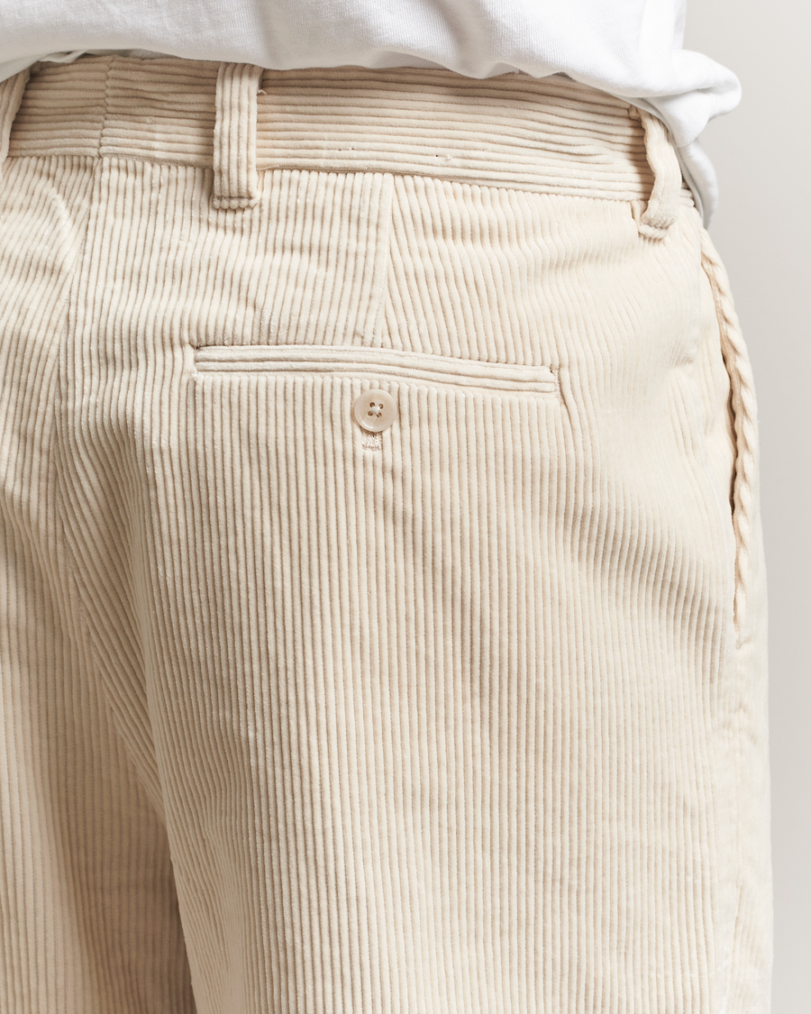 Herre | Bukser | NN07 | Paw Relaxed Fit Corduroy Trousers Ivory