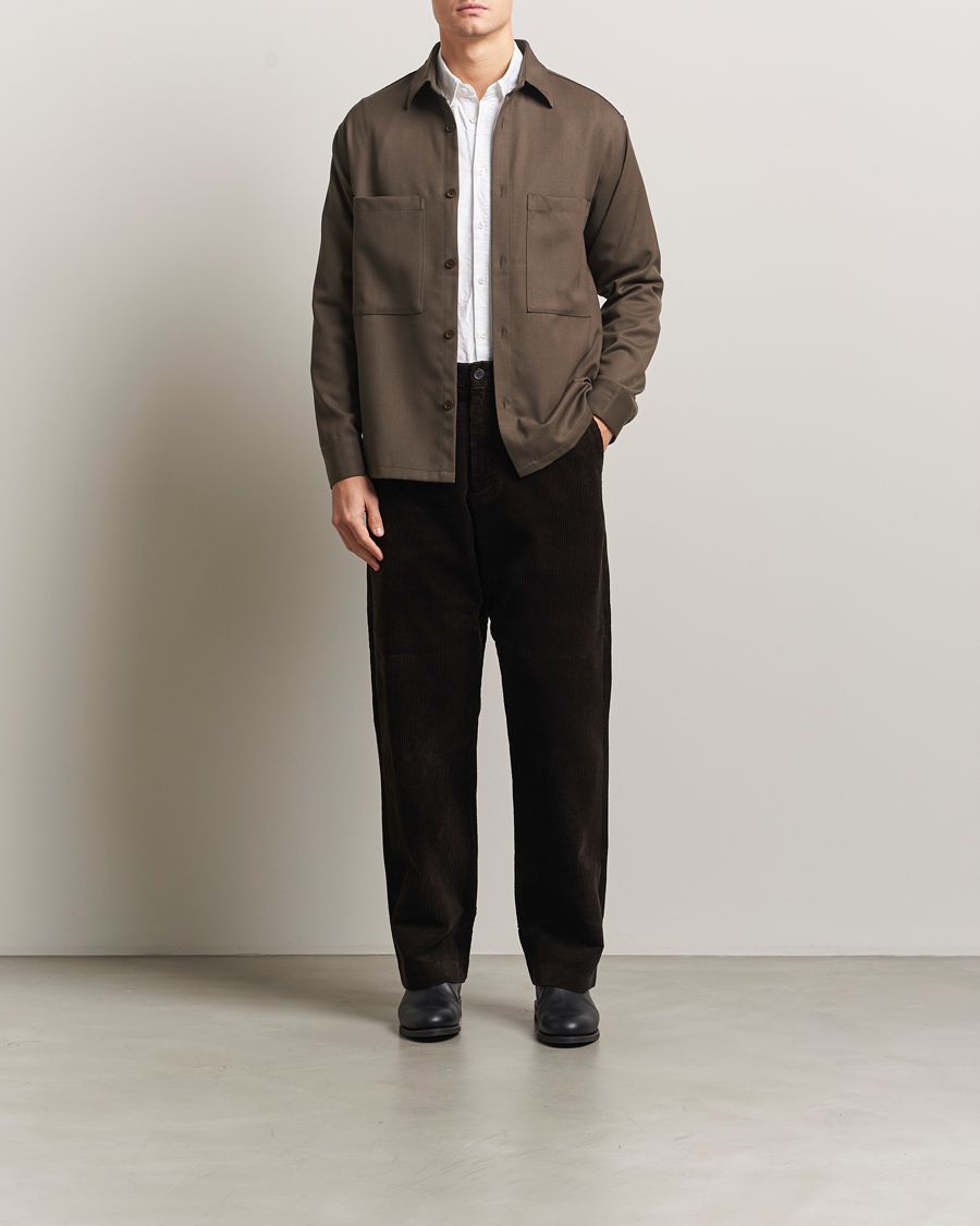 Herre | Bukser | NN07 | Paw Relaxed Fit Corduroy Trousers Demitasse Brown