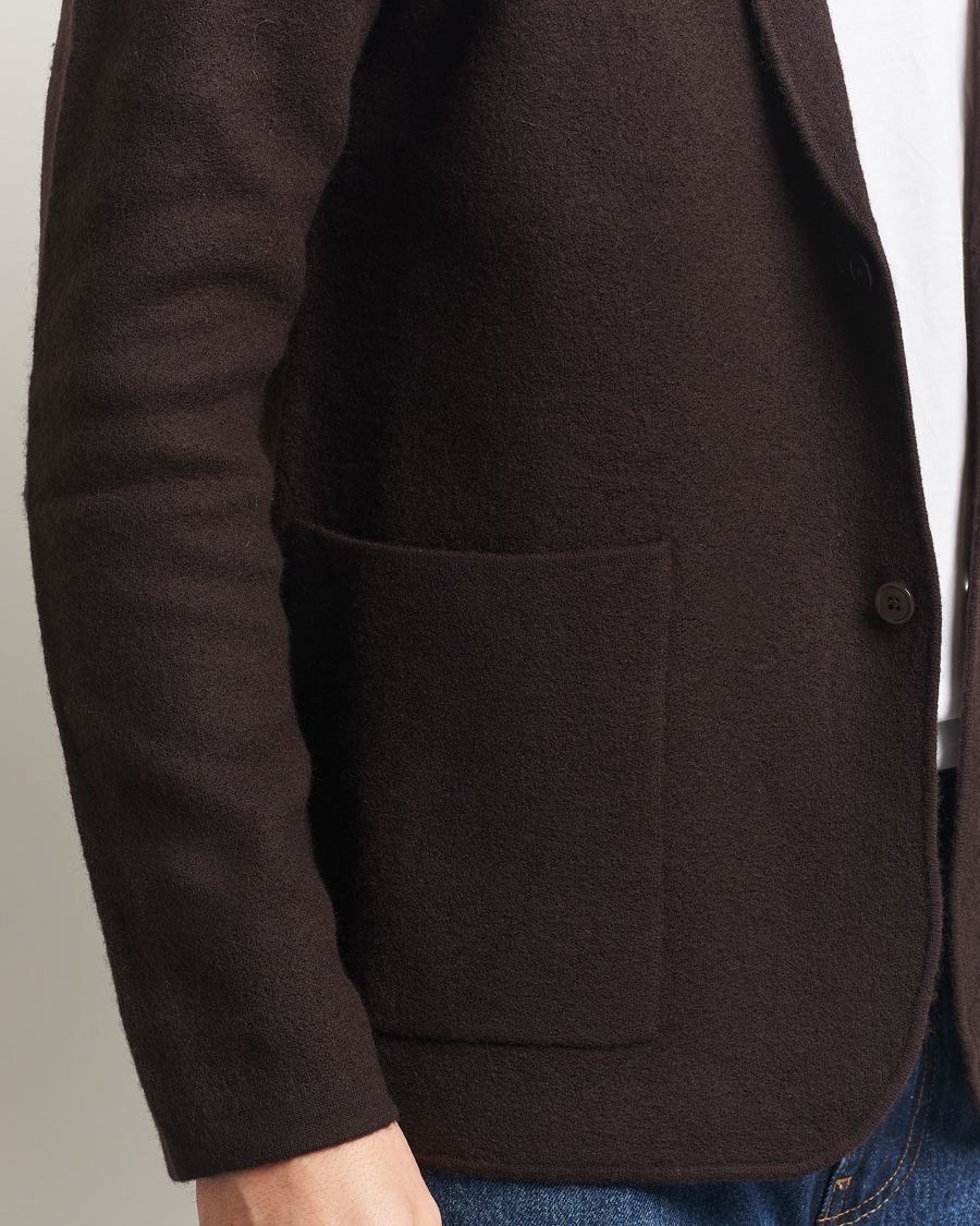 Herre | Blazere & jakker | NN07 | Lucas Boiled Wool Blazer Dusky Port