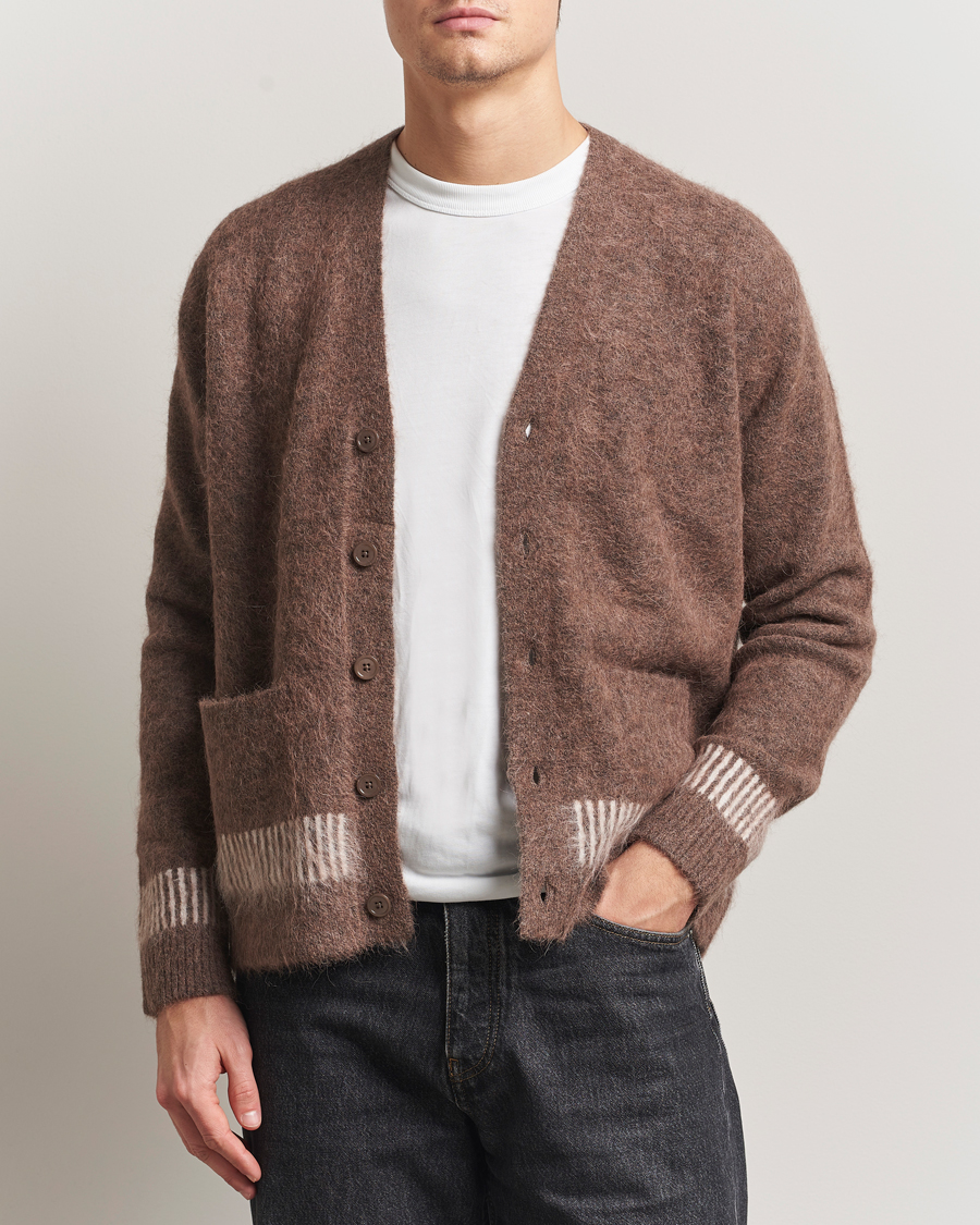 Herre | Trøjer | NN07 | Russell Alpaca Knitted Cardigan Mable Husk