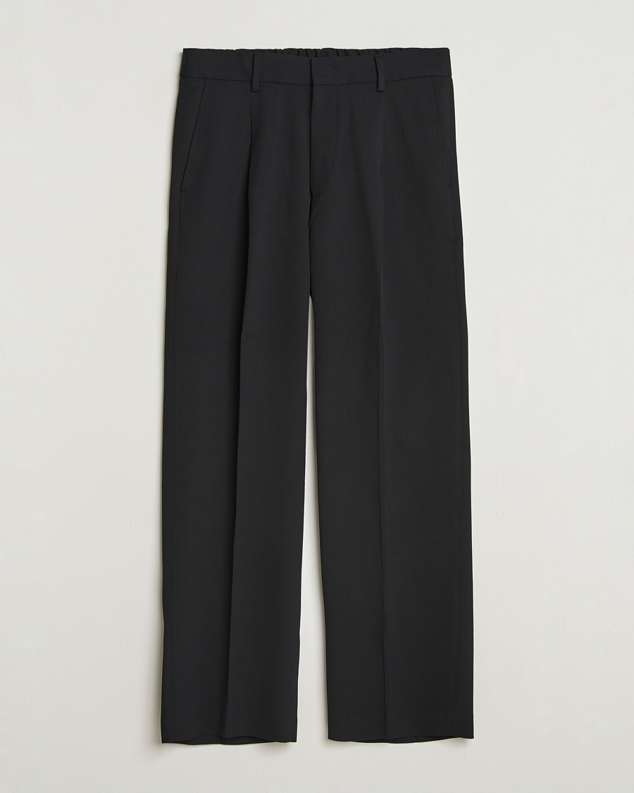 Herre | Bukser | NN07 | Kay Relaxed Fit Wool/Tencel Trousers Black