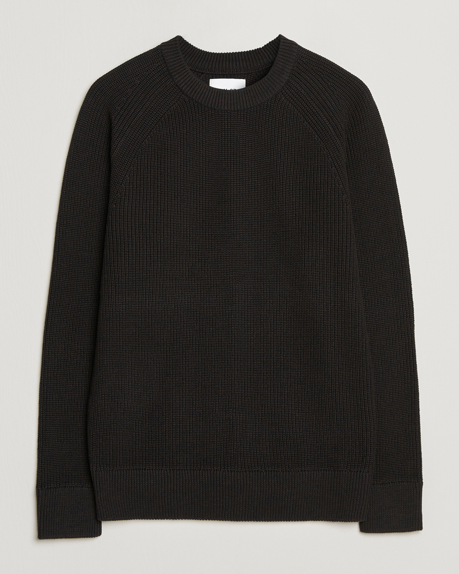 Herre | Trøjer | NN07 | Jacobo Cotton Knitted Sweater Dusky Port