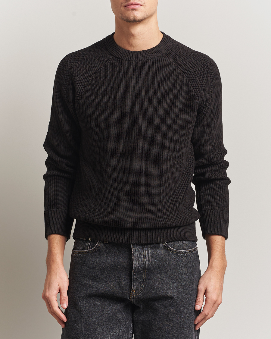 Herre | Trøjer | NN07 | Jacobo Cotton Knitted Sweater Dusky Port