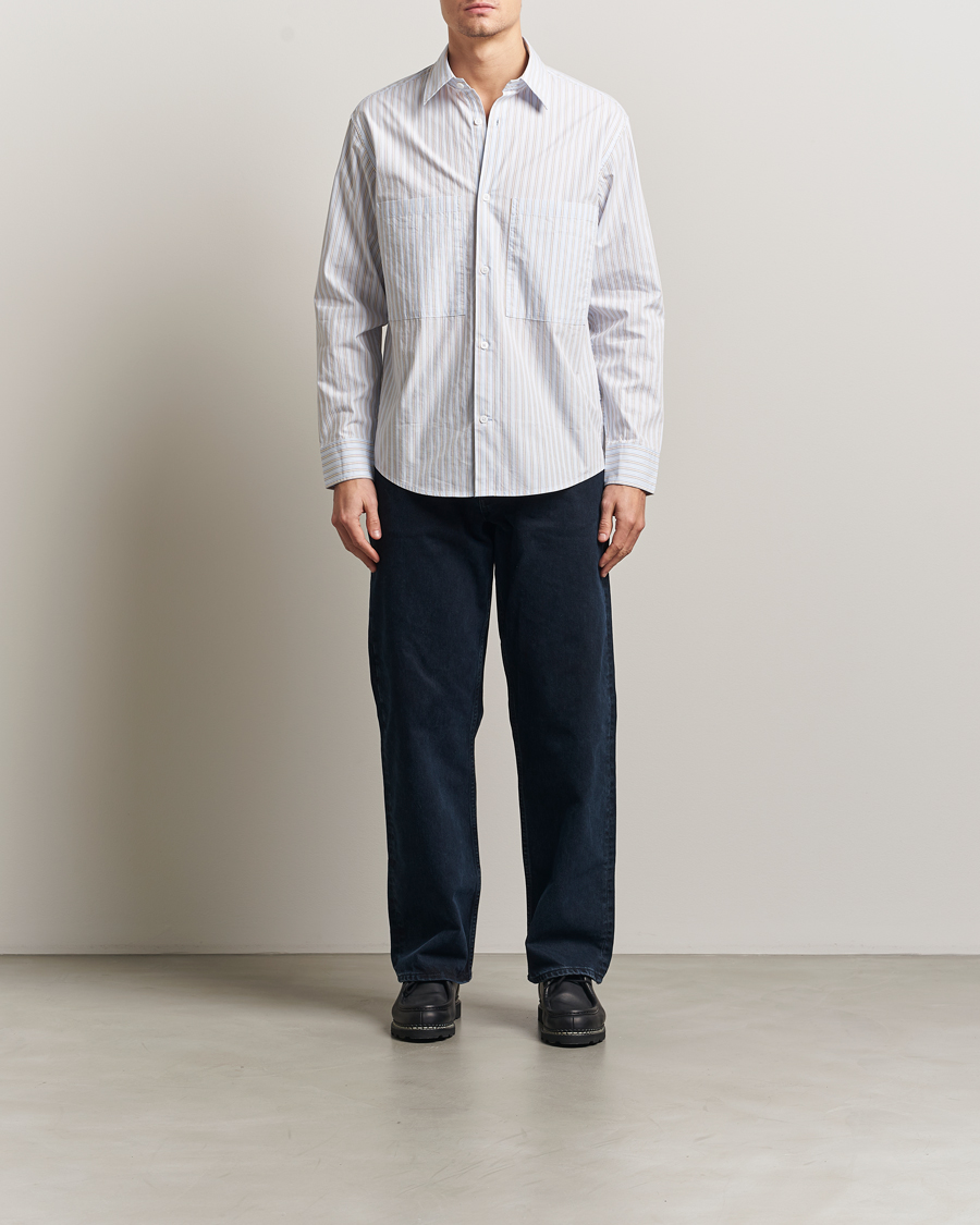 Herre | Skjorter | NN07 | Freddy Striped Poplin Shirt Multi