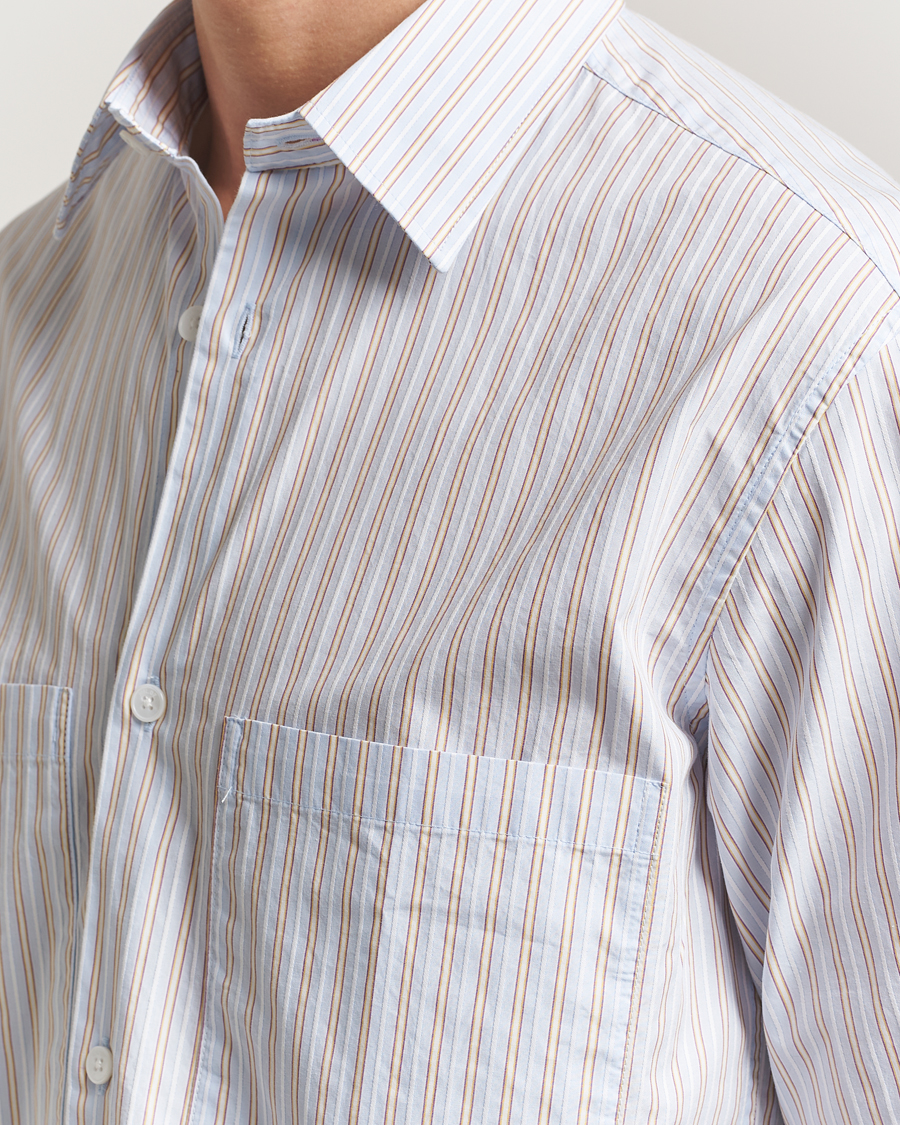 Herre | Skjorter | NN07 | Freddy Striped Poplin Shirt Multi