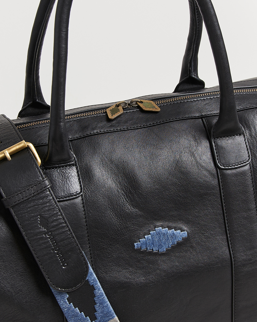 Herre | Tasker | Pampeano | Varon Small Leather Weekend Bag Black