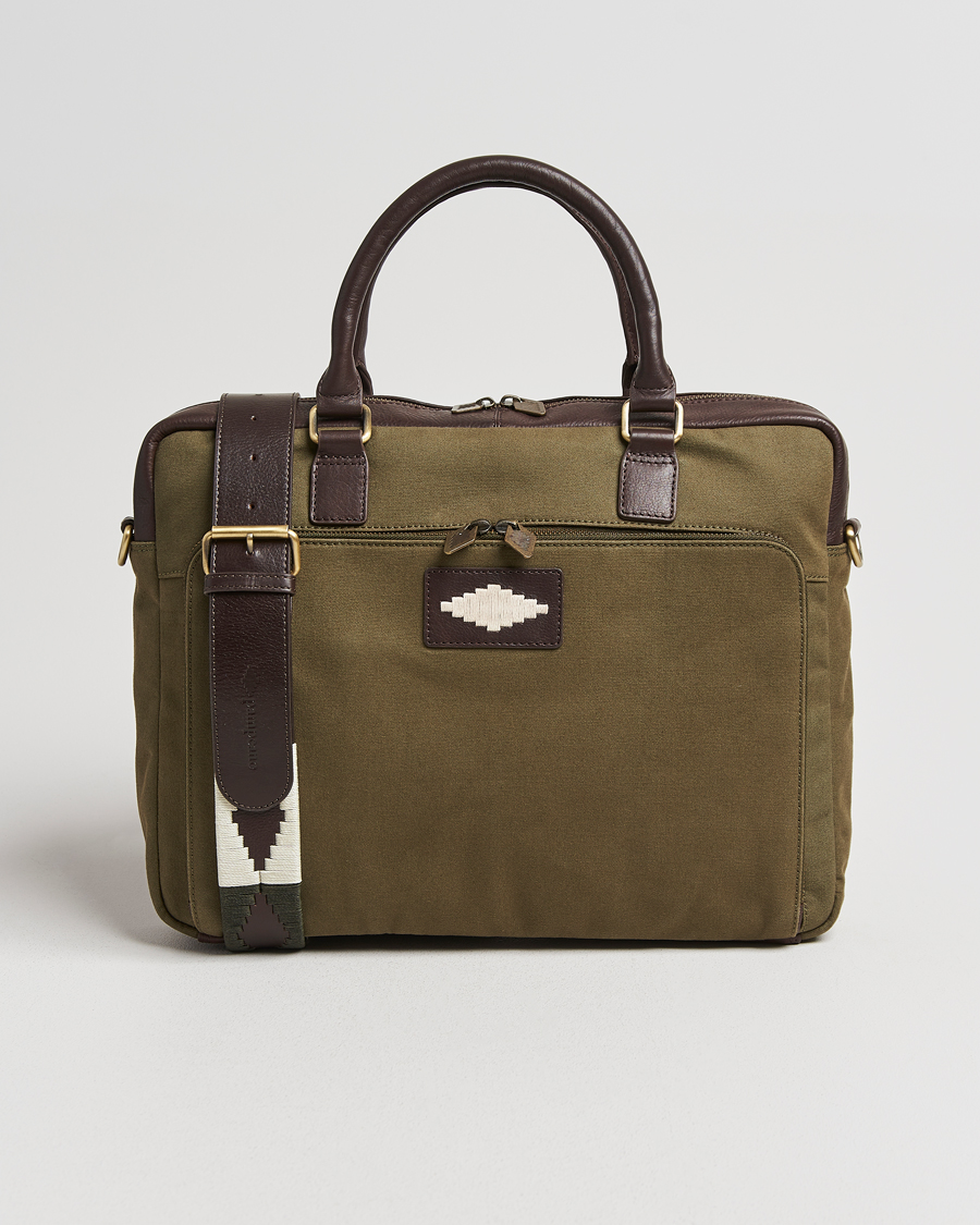 Herre | Tasker | Pampeano | Mensajero Canvas Briefcase Forest