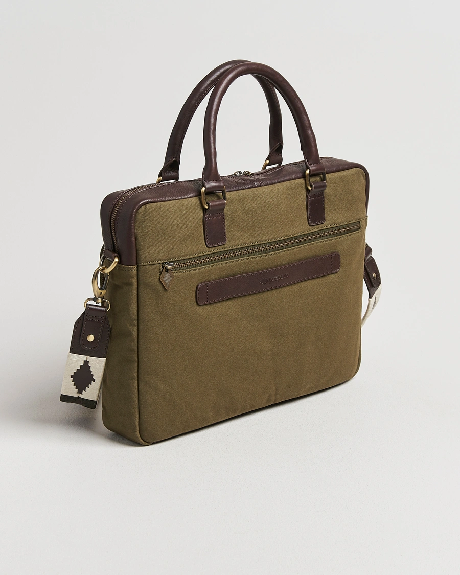 Herre | Tasker | Pampeano | Mensajero Canvas Briefcase Forest