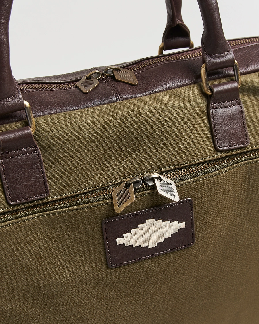 Herre | Tasker | Pampeano | Mensajero Canvas Briefcase Forest