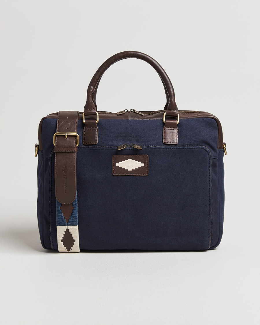 Herre | Tasker | Pampeano | Mensajero Canvas Briefcase Navy