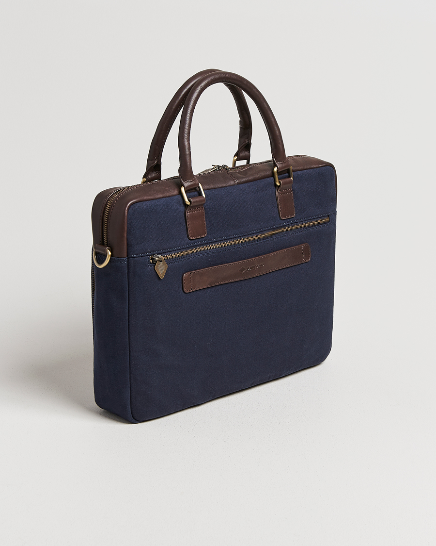 Herre | Tasker | Pampeano | Mensajero Canvas Briefcase Navy