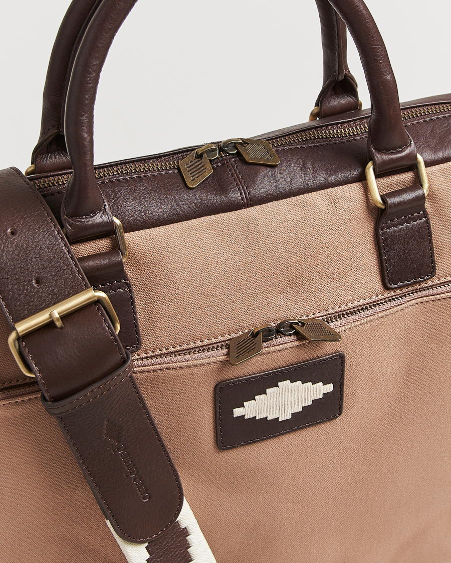 Herre | Tasker | Pampeano | Mensajero Canvas Briefcase Sand