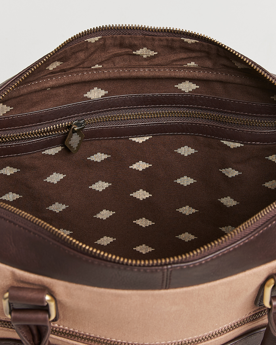 Herre | Tasker | Pampeano | Mensajero Canvas Briefcase Sand