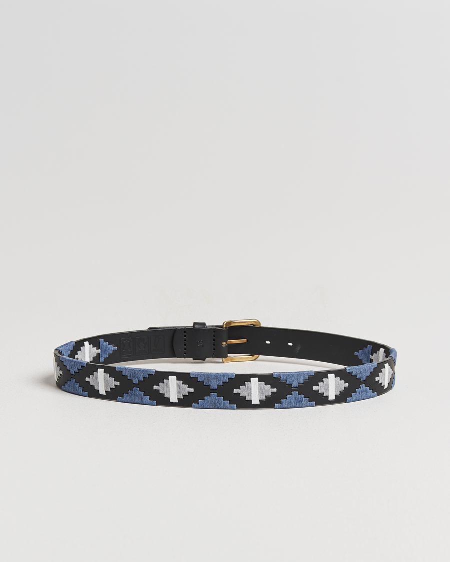 Herre | Bælter | Pampeano | Sierra Hand Stitched Classic Leather Belt 3,5cm Black