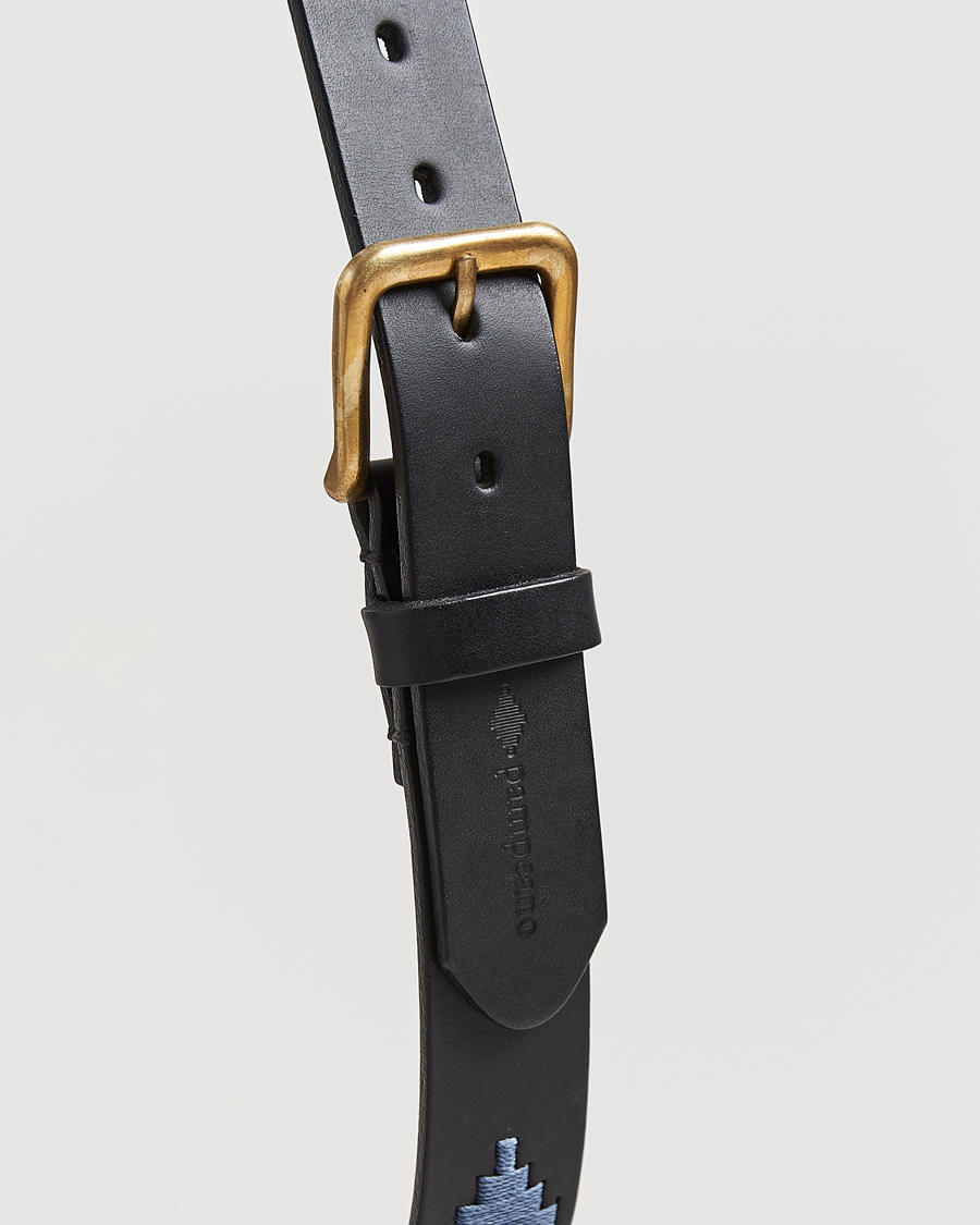Herre | Bælter | Pampeano | Sierra Hand Stitched Classic Leather Belt 3,5cm Black